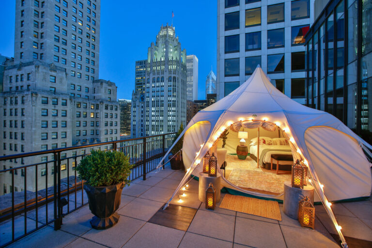 Camp In Style With Luxury Urban Glamping At The Gwen In Chicago