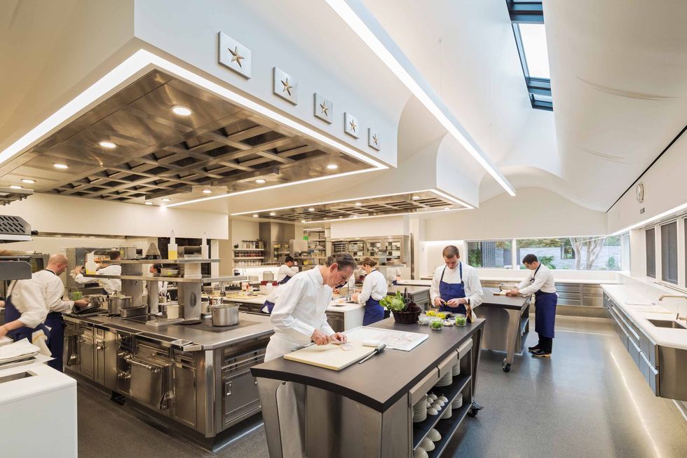 The French Laundry Restaurant Remodeled Kitchen in Napa Valley, Yountville