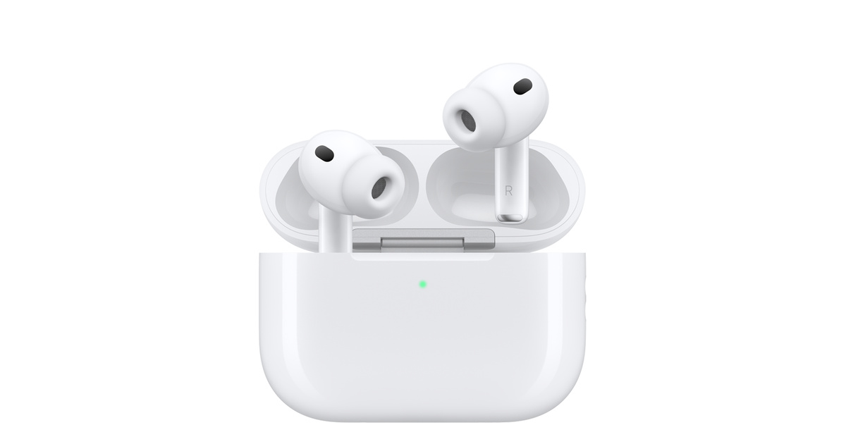 Apple AirPods Pro 3 wireless earbuds with charging case