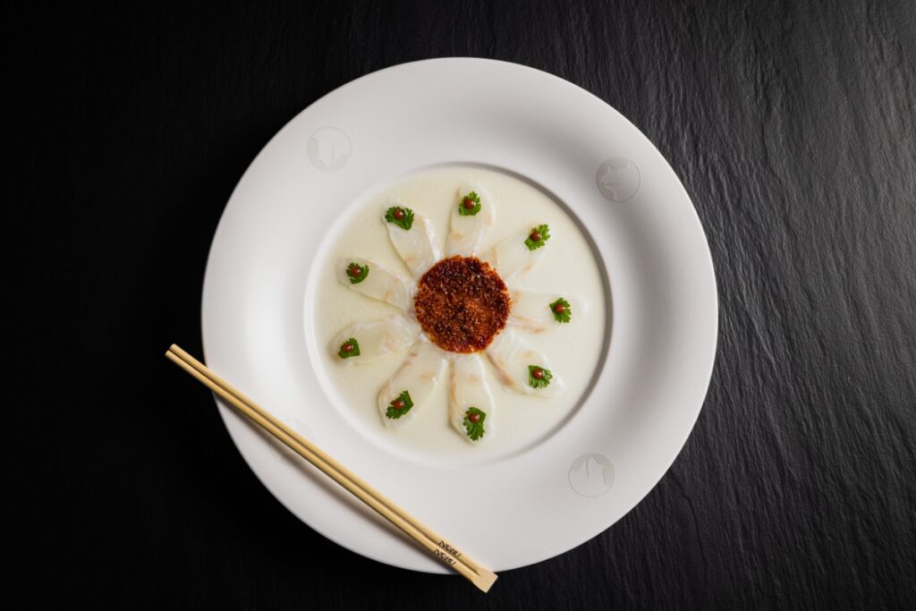 Nobu Style White Fish Tiradito at Nobu Grand Wailea Maui